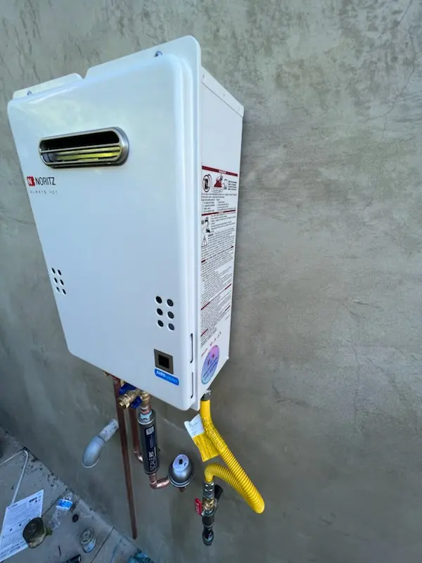 Tankless water heater installation for River East homes